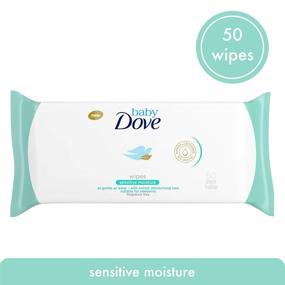 img 3 attached to 👶 Dove Baby Wipes, Sensitive Moisture, 50 Wipes (Pack of 6): Gentle Care for Your Baby's Delicate Skin