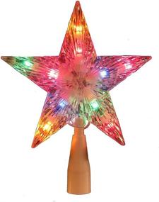 img 3 attached to 🌟 Kurt S. Adler UL 7-Inch Multi-Colored Crystal Star Christmas Tree Topper