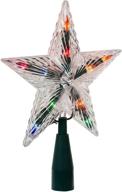 🌟 kurt s. adler ul 7-inch multi-colored crystal star christmas tree topper logo