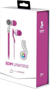 img 2 attached to MEE Audio EDM Universe D1P In-Ear Headphones With Headset Functionality (Love/Pink)