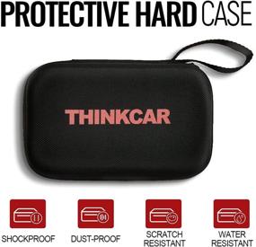 img 4 attached to 🔒 Защитный чехол для Thinkcar Thinkobd 100 и Thinkobd 20: сумка для переноски OBD2 сканера кодов и диагностического сканера