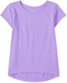 img 2 attached to The Children's Place Girls High Low Basic Layering Tee: Versatile Style and Comfort for Young Fashionistas