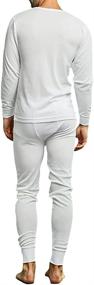 img 2 attached to Mens Thermal Underwear Heather Large Sports & Fitness and Running