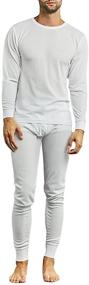 img 3 attached to Mens Thermal Underwear Heather Large Sports & Fitness and Running