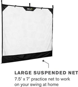 img 3 attached to ⚾️ SKLZ 7x7 Baseball, Softball, and Golf Hanging Net - Ultimate Practice Tool for Hitting, Pitching and Driving