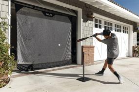 img 2 attached to ⚾️ SKLZ 7x7 Baseball, Softball, and Golf Hanging Net - Ultimate Practice Tool for Hitting, Pitching and Driving