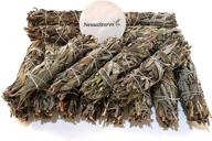 🖤 nessastores - black sage smudge incense bundle, 4-5 inches, 8 pcs - #jc-147 logo