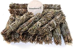 img 2 attached to 🖤 NESSASTORES - Black Sage Smudge Incense Bundle, 4-5 inches, 8 pcs - #JC-147