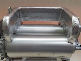 img 2 attached to 🌮 Authentic Mexican Manual Corn Tortilla Maker GONZALEZ Maquina Tortilladora Aluminum 5.5" with Automatic Cutting Machine