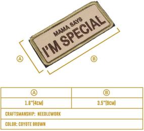 img 2 attached to 🦄 OneTigris Original Patch - Tactical Morale Military Patch - Mama Says I'm Special (A)