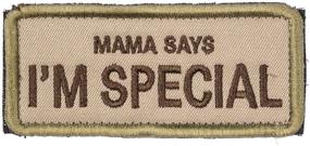 img 4 attached to 🦄 OneTigris Original Patch - Tactical Morale Military Patch - Mama Says I'm Special (A)