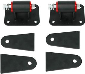 img 3 attached to 🚗 LS Engine Motor Mounts Conversion Swap by BLACKHORSE-RACING - Compatible with Chevrolet LS Conversions LS1 LS2 LS3 LS6 LS7 Engine Motor Mounts (LS Conversion Swaps)