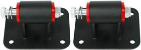 img 2 attached to 🚗 LS Engine Motor Mounts Conversion Swap by BLACKHORSE-RACING - Compatible with Chevrolet LS Conversions LS1 LS2 LS3 LS6 LS7 Engine Motor Mounts (LS Conversion Swaps)