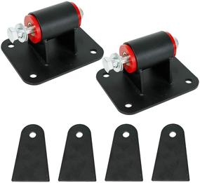 img 4 attached to 🚗 LS Engine Motor Mounts Conversion Swap by BLACKHORSE-RACING - Compatible with Chevrolet LS Conversions LS1 LS2 LS3 LS6 LS7 Engine Motor Mounts (LS Conversion Swaps)