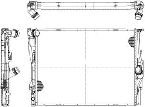 img 1 attached to Behr Hella Service 376754061 Radiator