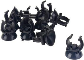 img 3 attached to 🐠 Pawfly 12 Pieces Aquarium Heater Suction Cups Suckers Clips | 33mm Diameter Holders/Clamps for Black Fish Tank