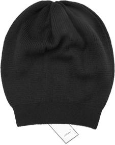 img 3 attached to WaySoft Cashmere Beanie Oversized Perfect Outdoor Recreation