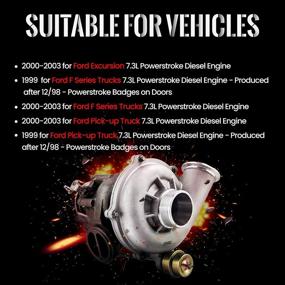 img 2 attached to High-Performance GTP38R Upgrade Turbocharger for Ford 7.3L Powerstroke - Enhanced Boost & Power for F250, F350, Excursion