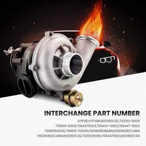 img 1 attached to High-Performance GTP38R Upgrade Turbocharger for Ford 7.3L Powerstroke - Enhanced Boost & Power for F250, F350, Excursion