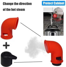 img 2 attached to 🔥 Silicone Steam Diverter Valve for Instant Pot Duo/Duo Plus 3, 6 Qt - Steam Release Handle Float