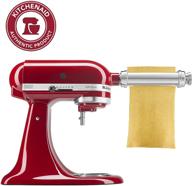 effortlessly roll out perfect pasta with the kitchenaid ksmpsa pasta roller attachment in elegant silver - 1 foot length logo