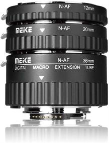 img 4 attached to 📸 MEIKE N-AF1-A Macro Electronic Mount Auto Focus Metal Extension Tube Adapter for Nikon DSLR Cameras D80 D90 D300 D300S D800 D3100 D3200 D5000 D5100 D5200 D7000 D7100, and More