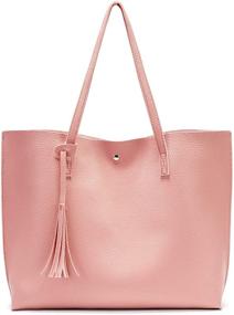 img 4 attached to 👜 Nodykka Pebbled Satchel Handbags - Women's Shoulder Handbags & Wallets in Totes