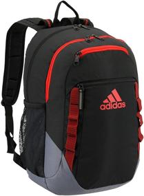 img 4 attached to Striking Striped Webbing Design in Adidas Excel Backpacks: Perfect for Casual Daypacks