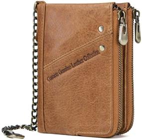 img 4 attached to 🔒 Secure Your Essentials with our Contacts Blocking Leather Bifold Anti Theft Wallet