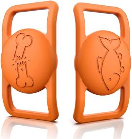 img 4 attached to Air Tag Dog Collar Holder(2 Pack)，Silicone Air Tag Accessories Pet Collar Compatible With Apple Airtags 2021，Protect To Air Tag For Dog Collar ，Cat Collar And Backpack Waterproof Airtags Case
