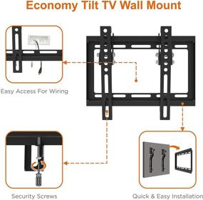 img 1 attached to 📺 Link2Home Adjustable Wall Mount for 13-47 inch TVs weighing up to 30 lbs