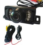 📷 waterproof high definition color rear view camera with wide viewing angle and night vision - license plate car camera by eincar logo