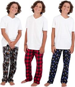 img 4 attached to Пижамные штаны для мальчиков в комплекте из 3-х штук - Мягкие детские пижамные штаны для лучшего сна