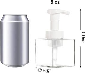 img 3 attached to Convenient Refillable Travel Accessories: Youngever Plastic Bottles Dispenser