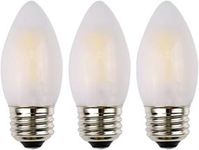 img 4 attached to 💡 Dazzling Dimmable Incandescent Equivalency: OPALRAY Candelabra Shines!