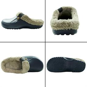 img 2 attached to 🌧️ ZAPZEAL Waterproof Slippers: Winter Outdoor Men's Shoes for Mules & Clogs - Stay Dry and Stylish!