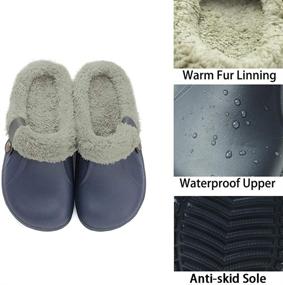 img 1 attached to 🌧️ ZAPZEAL Waterproof Slippers: Winter Outdoor Men's Shoes for Mules & Clogs - Stay Dry and Stylish!