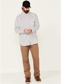 img 3 attached to Ariat Solid Shirt 2XL T 👕 Silver: Премиальная мужская одежда для стиля и комфорта