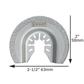 img 2 attached to 4-Piece Diamond Blade Set for Efficient Grit Grout Removal with XXGO Oscillating Multi Tool (Model XG4004D)