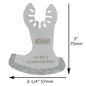 img 3 attached to 4-Piece Diamond Blade Set for Efficient Grit Grout Removal with XXGO Oscillating Multi Tool (Model XG4004D)