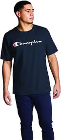 img 4 attached to 👕 Champion Graphic Jersey Black Large Men's Clothing and Shirts – Superior Style and Comfort