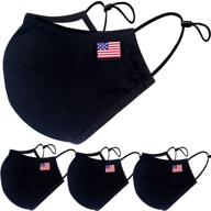 👍 stylish and durable fashionable american reusable washable face mask логотип