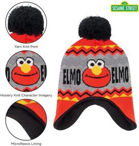 img 1 attached to 🧤 Warm and Fun: Sesame Street Winter Toddler Mittens for Boys