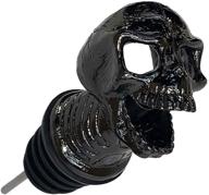 🍷 skull wine aerator pourer whiskey pourer - unique halloween souvenir gift, ideal wine gift for skull enthusiasts (black) логотип