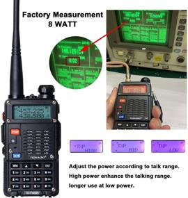 img 3 attached to 📻 TIDRADIO TD-F9GP: Высокая мощность, модернизированный радиоприемник UV5R с кабелем для программирования (2 шт. - черный)