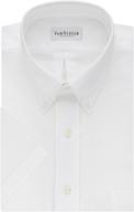 van heusen short sleeve oxford dress: stylish elegance for any occasion logo