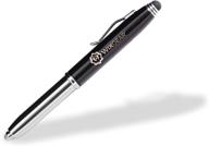 🖊️ wixgear tri-function pen: stylus, led flashlight, and pen - touch screen compatible (black) logo
