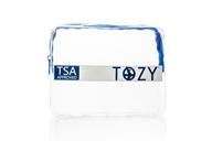 🧳 tsa approved clear bpa free toiletry bag for women and men - carry on 311 airline bag for cosmetics, makeup, toiletries & more - includes heavy duty zipper logo