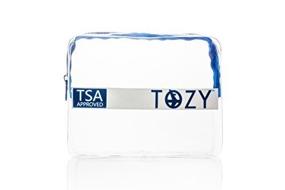 img 4 attached to 🧳 TSA Approved Clear BPA Free Toiletry Bag for Women and Men - Carry On 311 Airline Bag for Cosmetics, Makeup, Toiletries & More - Includes Heavy Duty Zipper