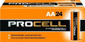 img 1 attached to 🔋 Duracell Procell PC1500 AA Alkaline-Manganese Dioxide Battery, 1.5V, Pack of 24